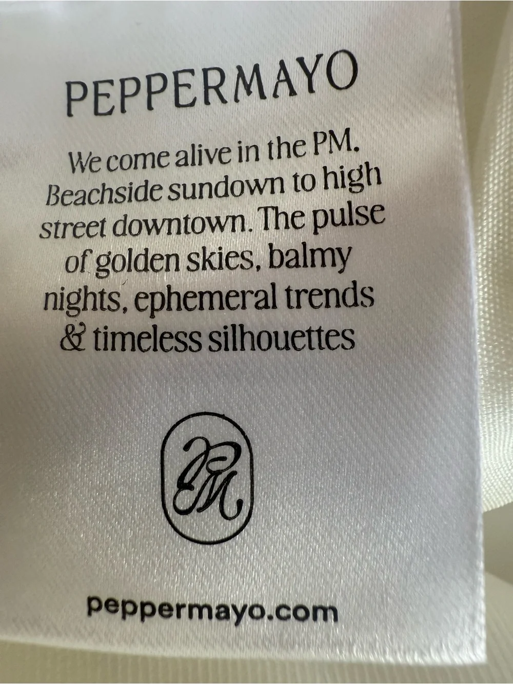 Peppermayo Mirna Micro Skort Cream Low Rise Mini Skirt Y2K Minimalist Size XS